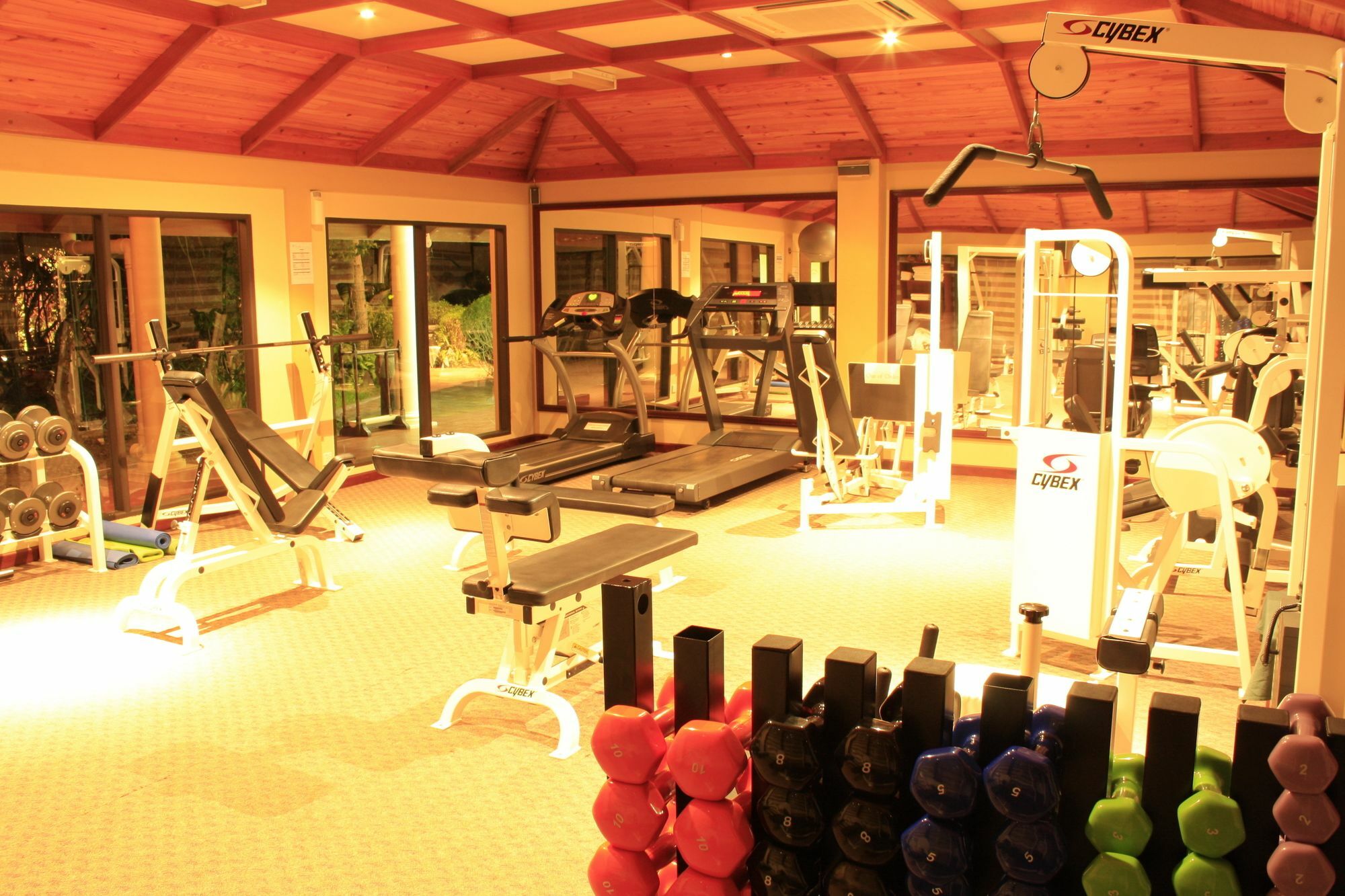 Royal Island Resort Maldives Dharavandhoo Esterno foto A gym in a hotel